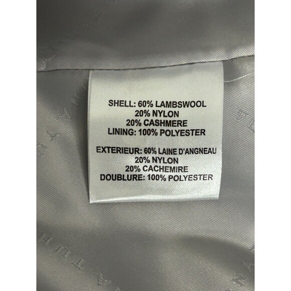 Trina Turk Lambswool Cashmere Blend Belted Coat in Gray - Sz 6 - Picture 7 of 8